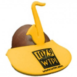 Spirit Saxophone Visor Promotional Custom Imprinted With Logo