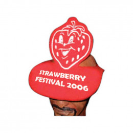 Spirit Strawberry Visor Promotional Custom Imprinted With Logo