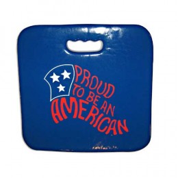 Premier Stadium Seat Cushion 14" Square Shaped Promotional Custom Imprinted Logo
