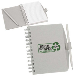 Recycled Coordinator Journal Book Promotional Custom Imprinted With Logo