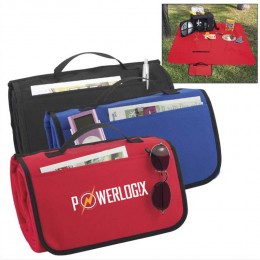 Meadow Picnic Blanket Promotional Custom Imprinted With Logo