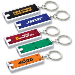 Rectangular Key-Light Promotional Custom Imprinted With Logo