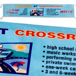 3ft. x 15ft. Vinyl Banner Promotional Custom Imprinted With Logo