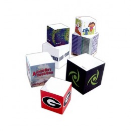 3-1/2" Sticky Note Cube - 700 Sheets Promotional Custom Imprinted With Logo