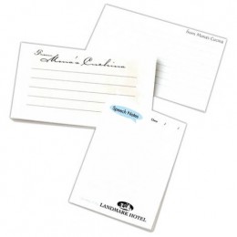 3"x4" Sticky Notepads - 25 Sheets Promotional Custom Imprinted With Logo