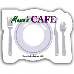 4"x3" Table Setting Sticky Notes-25 Sheets-4 Color Promotional Custom Imprinted With Logo
