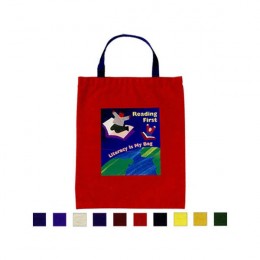 Vertical Canvas Color Cotton Tote Bag Promotional Custom Imprinted With Logo Vertical Canvas Color Cotton Tote Bag Promotional Custom Imprinted With Logo