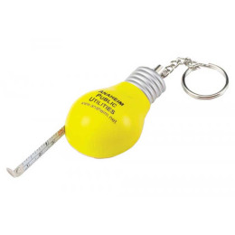 Light Bulb Tape Measure Promotional Custom Imprinted With Logo
