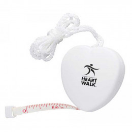 Heart Tape Measure Promotional Custom Imprinted With Logo