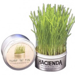 Turf n Tin Grass Promotional Custom Imprinted With Logo