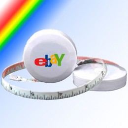 Round Tape Measure Promotional Custom Imprinted With Logo
