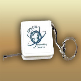 Tape Measure Key Chain Promotional Custom Imprinted With Logo
