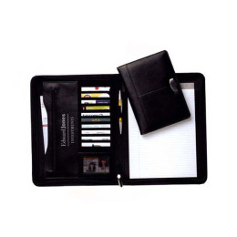 Leather Junior Padfolio Promotional Custom Imprinted With Logo