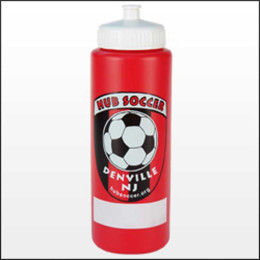 32 oz. Color Sports Bottle Promotional Custom Imprinted With Logo