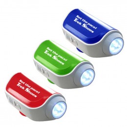 Pedometer with Flashlight & Siren Promotional Custom Imprinted With Logo Pedometer with Flashlight & Siren Promotional Custom Imprinted With Logo