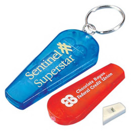 Whistle Light Keychain Promotional Custom Imprinted With Logo