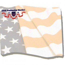 4"x3" Flag Sticky Notes - 25 Sheets - 4 Color FREE Promotional Custom Imprinted With Logo