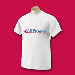 Fruit of the Loom Heavy Cotton 100% Cotton T-Shirt Promotional Custom Imprinted With Logo