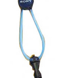 Transparent Power Cord Lanyard w/Snap Buckle Promotional Custom Imprinted With Logo