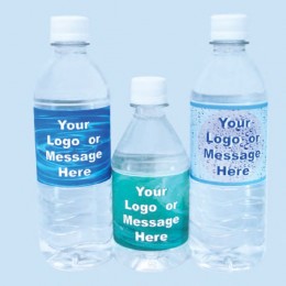 Custom Imprinted Bottled Water - 10oz Promotional Custom Imprinted With Logo