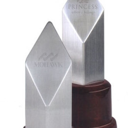 Coluna Diamond Award Promotional Custom Imprinted With Logo
