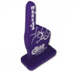 Spirit 6 in. Mini Number 1 Hand with Base Promotional Custom Imprinted With Logo