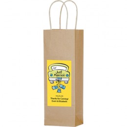 Paper Wine Bag-Full Color-Natural