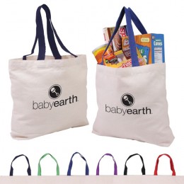 Cotton Canvas Tote- Gusset