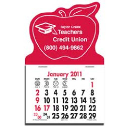 Press-N-Stick Calendar - Apple Promotional Custom Imprinted With Logo