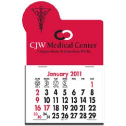 Press-N-Stick Calendar - Sign Promotional Custom Imprinted With Logo