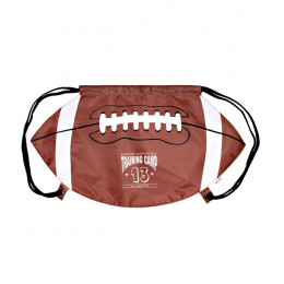 GameTime Football Ball Drawstring Backpack