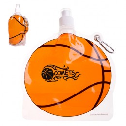 HydroPouch 24 oz Basketball Collapsible Water Bottle