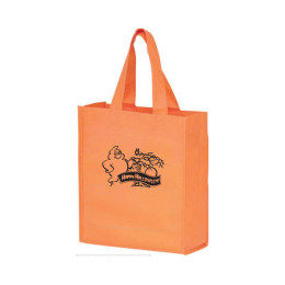 8 x 10 Non-Woven Recyclable Halloween Mini-Tote - Ghost