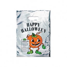 Silver Reflective Pumpkin Bag - FREE SET-UP - 11 x 15
