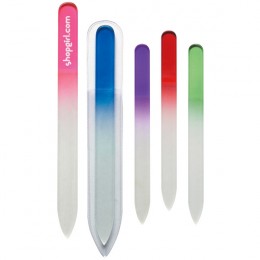 Glass Nail File In Sleeve Promotional Custom Imprinted With Logo