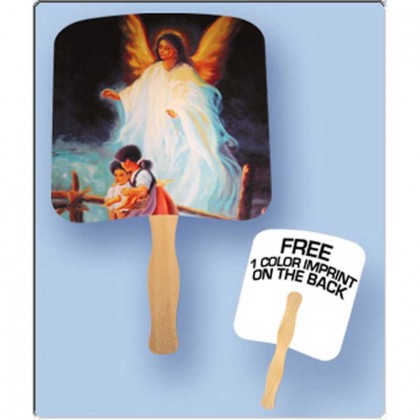 Custom Religious Hand Fan for Be An Angel Day