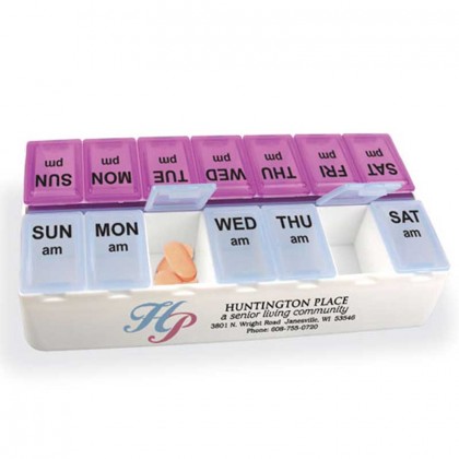Daily Reminder Pill Organizer & Medication Manager