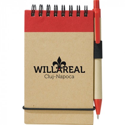 Recycled Jotter & Pen | Custom Journals & Notepads for Giveaways