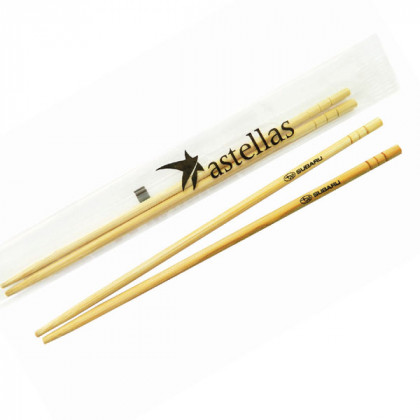 Bamboo Chopsticks in Cello Wrapper | Custom Chopsticks in Bulk