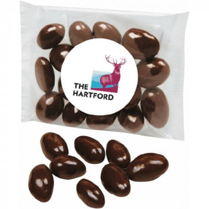 Chocolate Covered Almonds with Logo