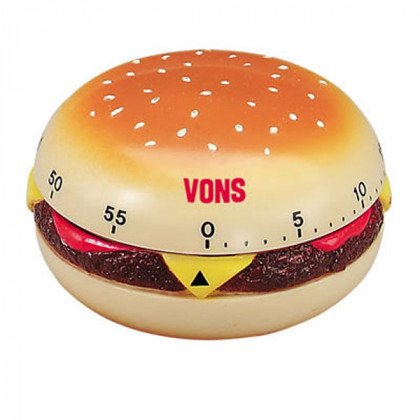 Hamburger 60 Minute Kitchen Timer for National Fast Food Day