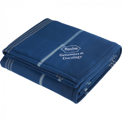 Custom Embroidered Sherpa Blankets for Corporate Holiday Gifts