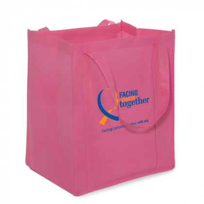 Large Heavy Duty Enviro-Shopper Tote Bag | Imprinted Recycled Tote Bag