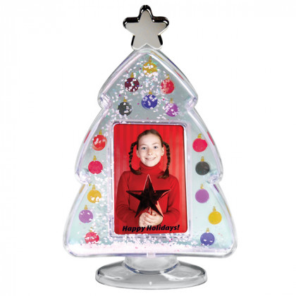 Custom Logo Christmas Tree Snow Globe