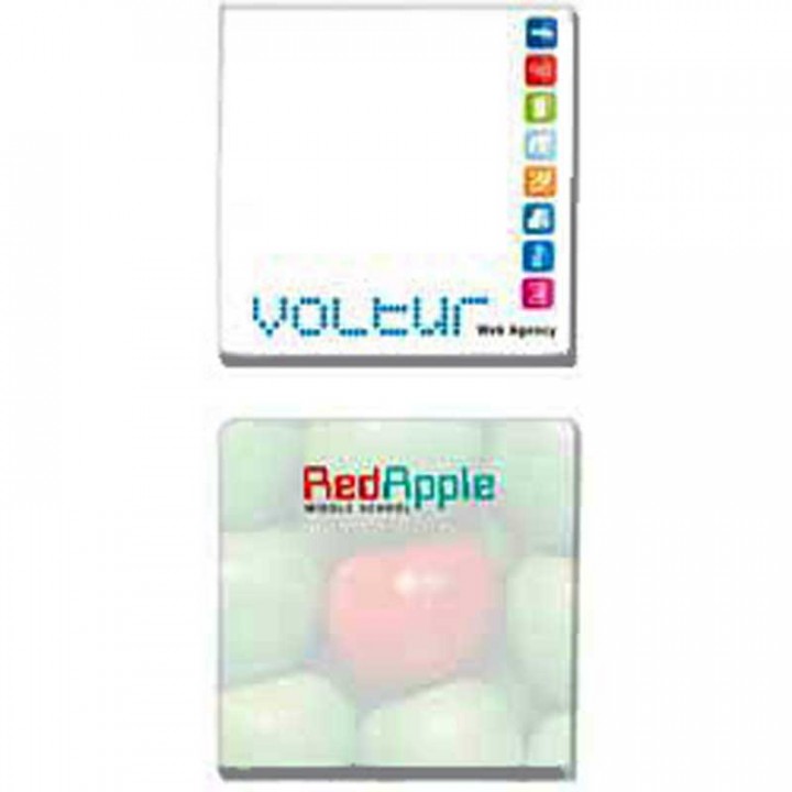 Square Sticky Pad Full Color Imprinted Custom Sticky Note Pads