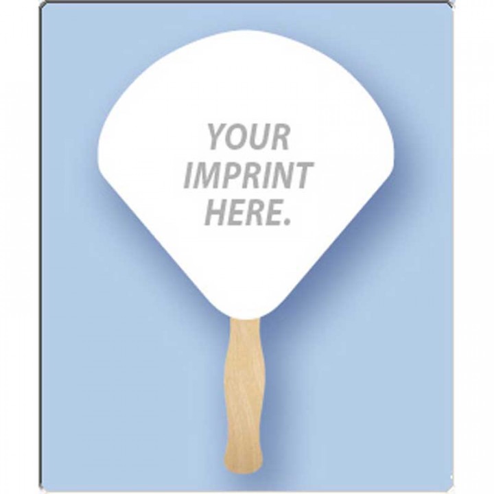 Shell Hand Fan with Promotional Imprint 4AllPromos