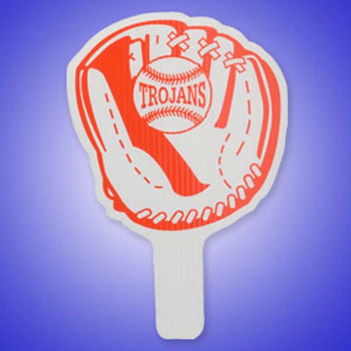 Imprinted Baseball Mitt Hand Fan Baseball Glove Hand Fan