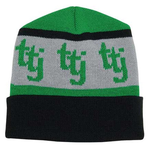 Jacquard Personalized Knit Beanie Hats with Cuffs Promo Beanie Hat