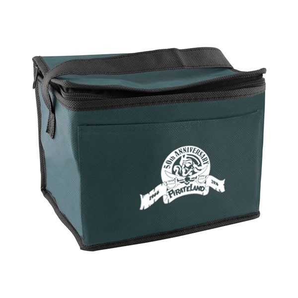Custom 6 Pack Nonwoven Cooler Bag with Logo 4AllPromos