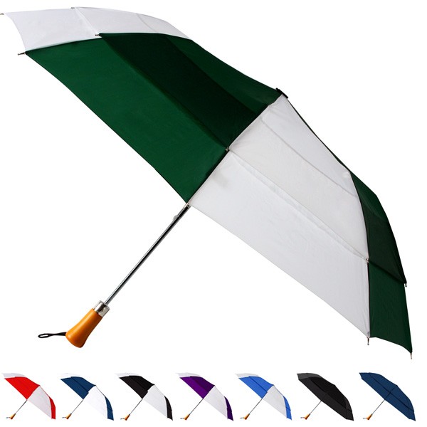 Automatic Wind Resistent Folding Umbrella With Logo Promo Umbrellas